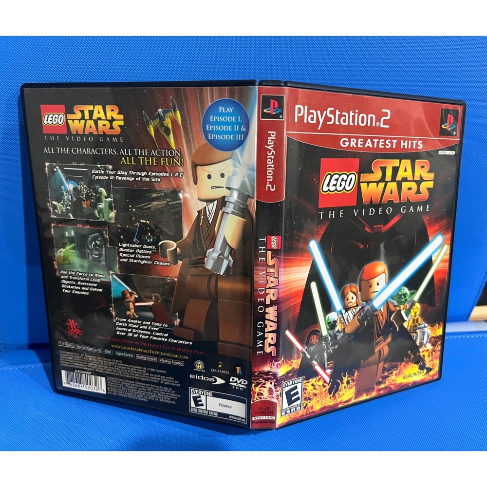 LEGO Star Wars The Video Game PS2 Sony PlayStation 2 Greatest Hits SLUS-21083GH